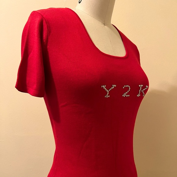 New Joseph A short sleeve silk knit top - Picture 3 of 6